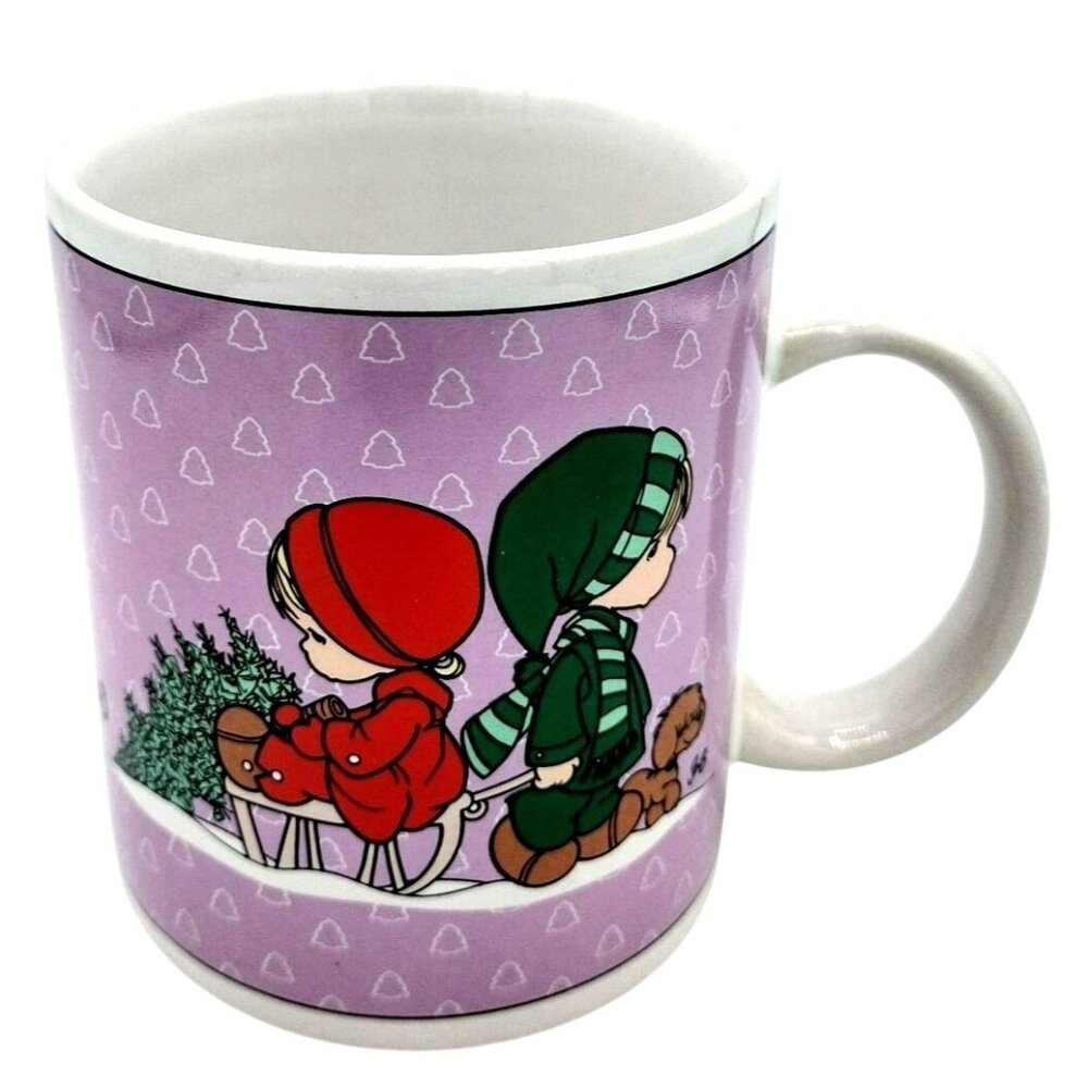 Coffee Mug Wonder of Christmas Precious Moments Vintage Enesco 1996 Holiday